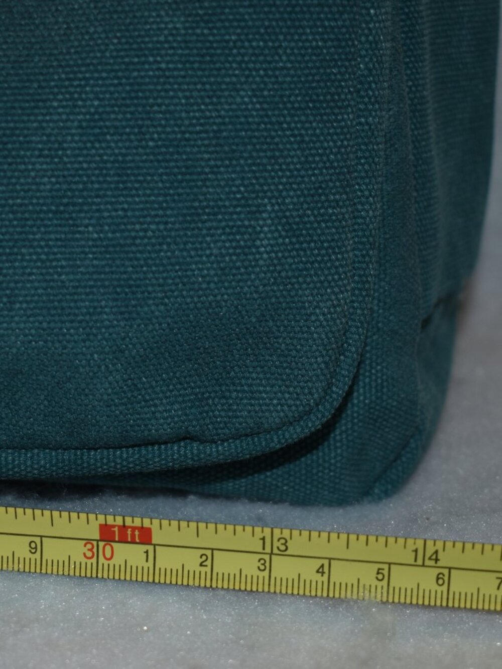 TOLFE Tough Life Teal Heavyweight Canvas Tote Messenger Bag - Picture 11 of 11